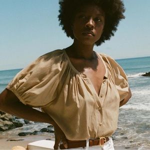 Doen June Top in Driftwood - XS